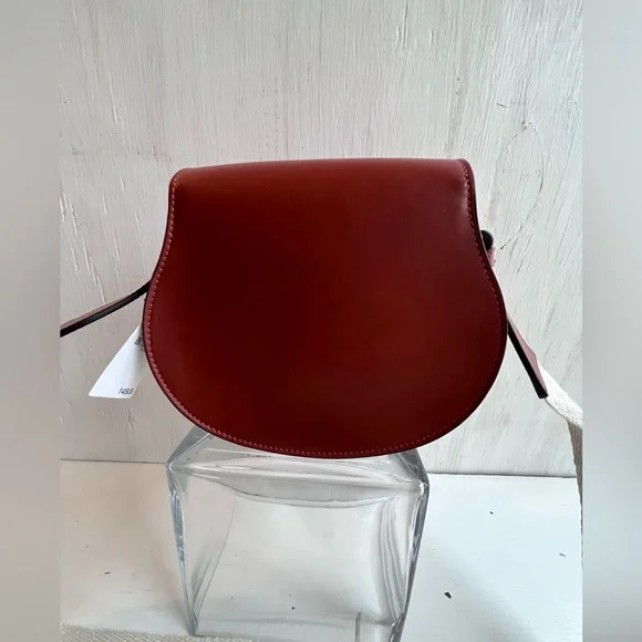 Chloé Marcie Linen & Leather Crossbody Bag - Picture 7 of 17